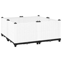 vidaXL taimekast 80 x 80 x 38 cm, polüpropüleen цена и информация | Ящики для цветов | kaup24.ee