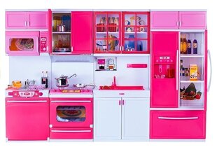 Mänguköök koos tarvikute ning heli- ja valgusefektidega, roosa hind ja info | Tüdrukute mänguasjad | kaup24.ee