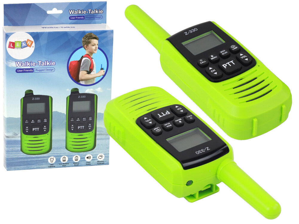 Raadiosaatjad lastele Lean Toys Walkie-Talkie Moro hind ja info | Poiste mänguasjad | kaup24.ee