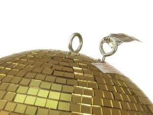 Зеркальный шар Eurolite, 40см, золотой цена и информация | Праздничные декорации | kaup24.ee