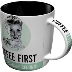 Tass Coffe First, 330 ml hind ja info | Originaalsed tassid | kaup24.ee