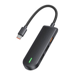 Hub USB-C Mcdodo HU-1430 5w1 (USB2.0*3,USB3.0*1,SD|TF) цена и информация | Адаптер Aten Video Splitter 2 port 450MHz | kaup24.ee