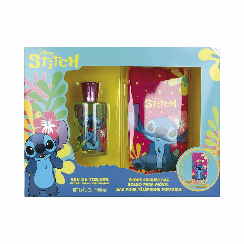 Tualett-tarvete kott Cartoon Disney Stitch Set Colonia Bolso Para Móvil Lote, 2tk цена и информация | Laste ja ema kosmeetika | kaup24.ee