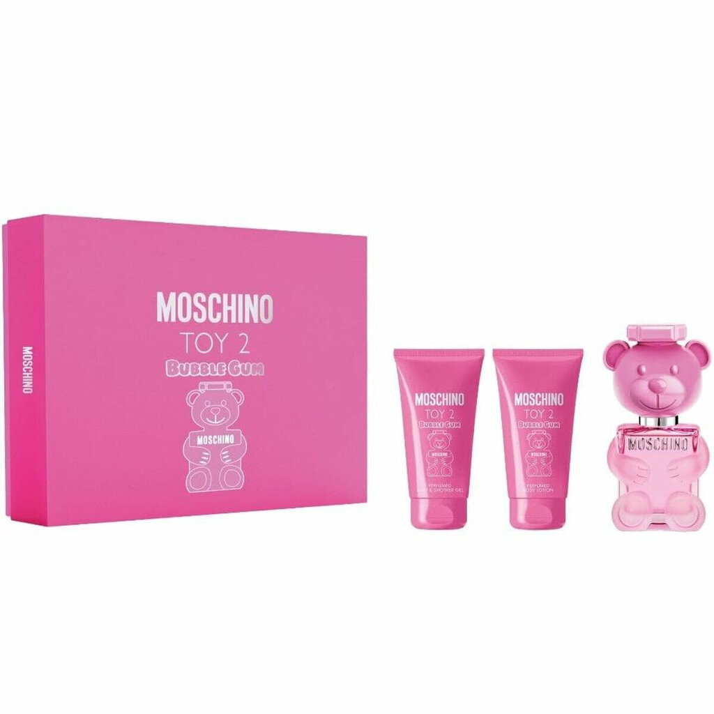 Naiste parfüümi komplekt Moschino Toy 2 Bubble Gum, 3tk hind ja info | Naiste parfüümid | kaup24.ee