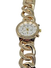 Золотистые часы диаметром 4 см цена и информация | Женские часы | kaup24.ee