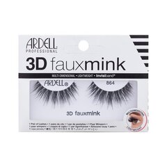 Ardell 3D Faux Mink 864 False Eyelashes - Vícevrstvé umělé řasy  Black цена и информация | Накладные ресницы, керлеры | kaup24.ee