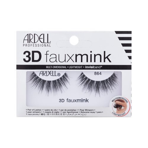 Liimitavad ripsmed Ardell 3D Faux Mink 864 цена и информация | Kunstripsmed, ripsmekoolutajad | kaup24.ee