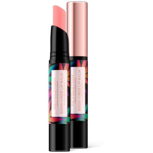 Huulepalsam Makeup Revolution Good Vibes Lip Balm Tint Euphoria, 2.2 g цена и информация | Huulepulgad, -läiked, -palsamid, vaseliin | kaup24.ee