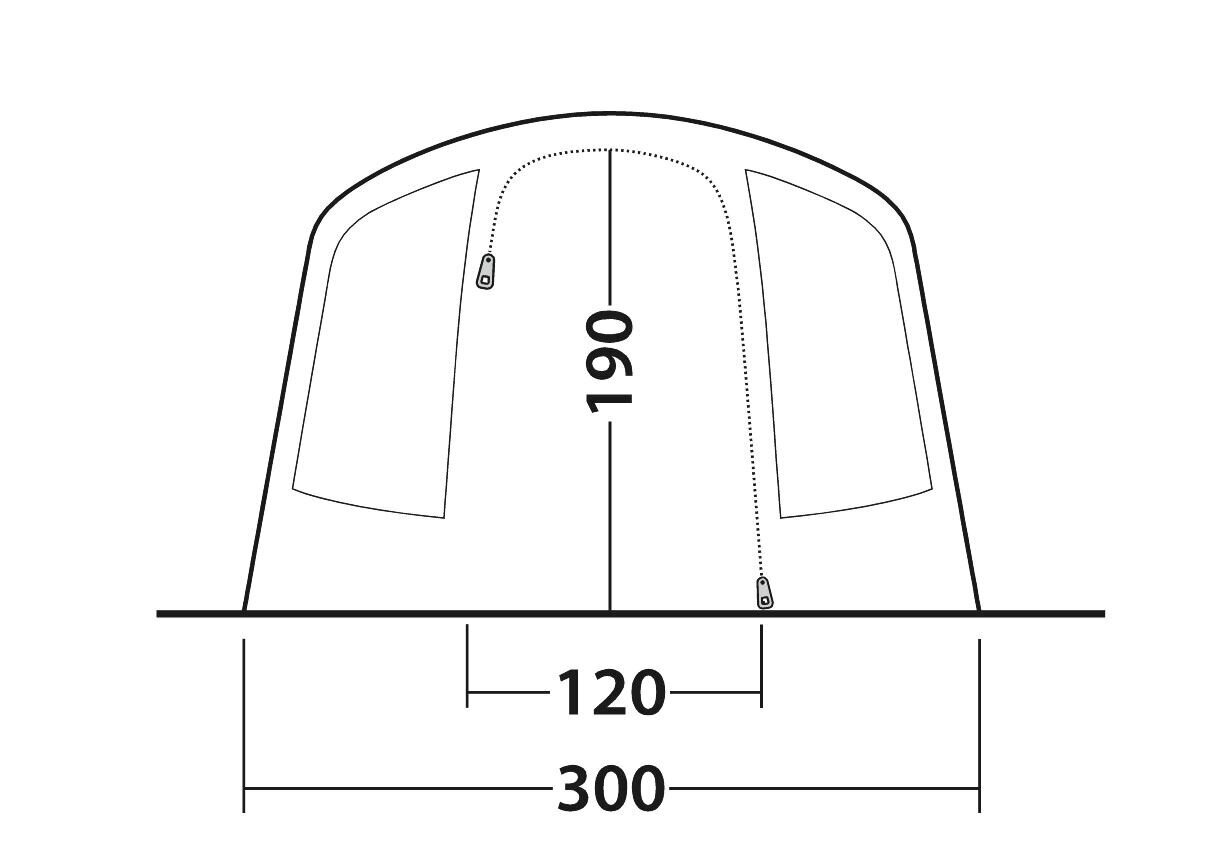 Telk Outwell Sunhill 5 Air, sinine цена и информация | Telgid | kaup24.ee