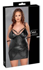 Seksikas kleit Cottelli Bondage Plus, must, Xxl hind ja info | Naiste sekspesu | kaup24.ee
