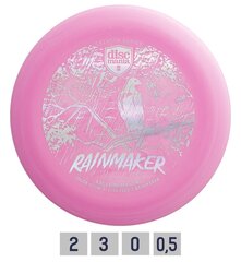 Диски для диск-гольфа Discmania Putter D-Line Flex 3 Rainmaker, розовый цена и информация | Диск-гольф | kaup24.ee