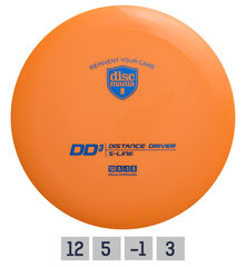 Discgolfi ketas Discmania Distance Driver S-line DD3, sinine hind ja info | Discgolf | kaup24.ee