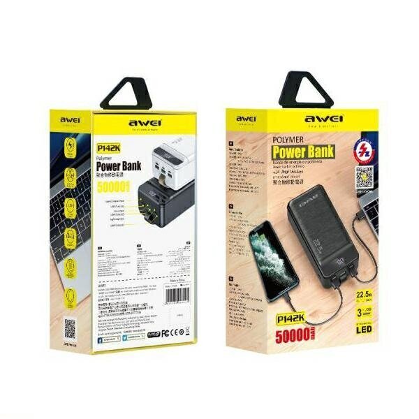 Awei P142K 50000 mAh hind ja info | Akupangad | kaup24.ee