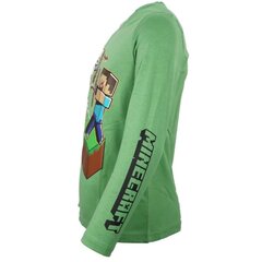 Детская футболка с длинным рукавом Minecraft Стив и Скелет цена и информация | Рубашки для мальчиков | kaup24.ee