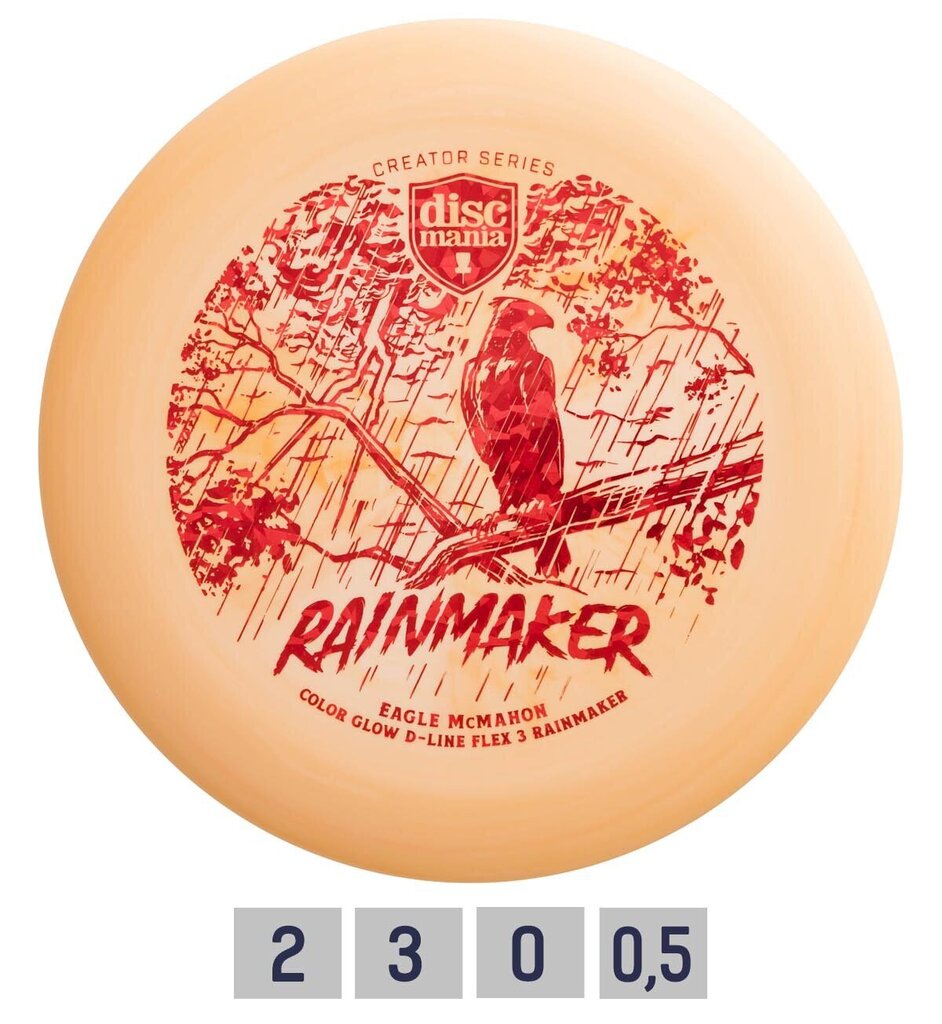 Discgolfi ketas Discmania Putter D-Line Flex 3 Rainmaker, oranž цена и информация | Discgolf | kaup24.ee