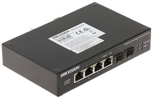 КОММУТАТОР POE DS-3T0506HP-E/HS 4-ПОРТОВЫЙ SFP Hikvision цена и информация | Коммутаторы (Switch) | kaup24.ee