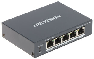 КОММУТАТОР POE DS-3E0505HP-E 4-ПОРТОВЫЙ Hikvision цена и информация | Коммутаторы (Switch) | kaup24.ee