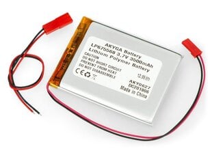 Akyga Li-Pol 3500mAh 1S 3.7V - JST-BEC цена и информация | Аккумуляторы | kaup24.ee