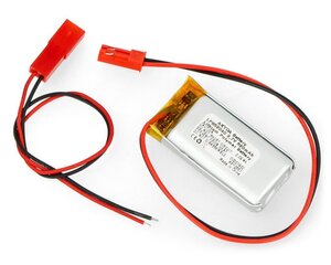 Akyga Li-Pol 620mAh 1S 3.7V - JST-BEC hind ja info | Akud | kaup24.ee