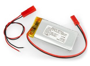 Akyga Li-Pol 1700mAh 1S 3.7V JST-BEC цена и информация | Аккумуляторы | kaup24.ee