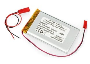 Akyga Li-Pol 4000mAh 1S 3.7V - JST-BEC цена и информация | Аккумуляторы для телефонов | kaup24.ee