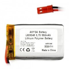 Akyga Li-Pol 850mAh 1S 3.7V цена и информация | Аккумуляторы | kaup24.ee