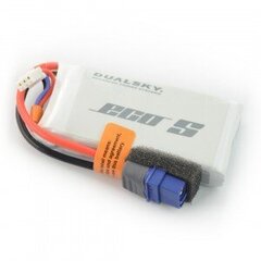 Dualsky Li-Pol 1300mAh 25C 7.4V hind ja info | Akud | kaup24.ee