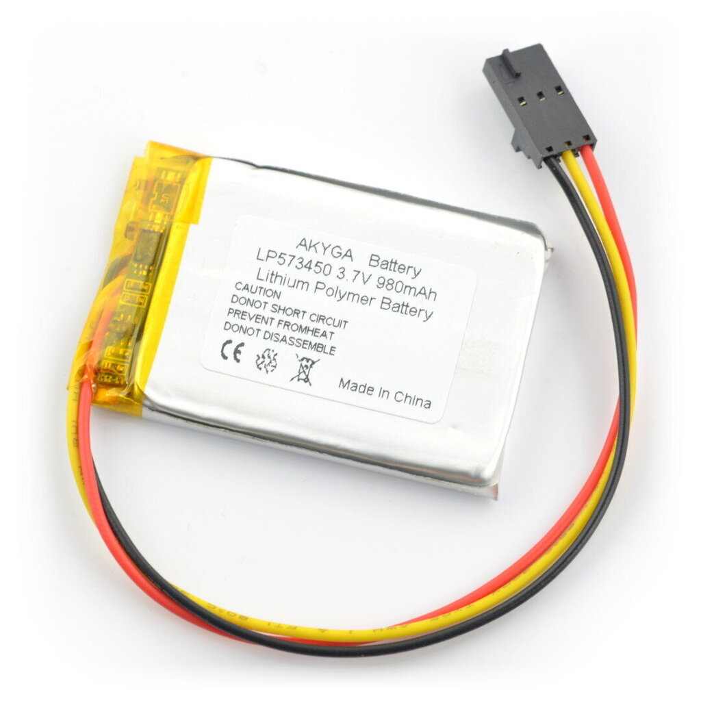 Akyga Li-Pol 980mAh 3.7V hind ja info | Akud | kaup24.ee