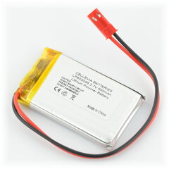 Cellevia Li-Pol 850mAh 1S 3.7V 2.54mm цена и информация | Аккумуляторы | kaup24.ee