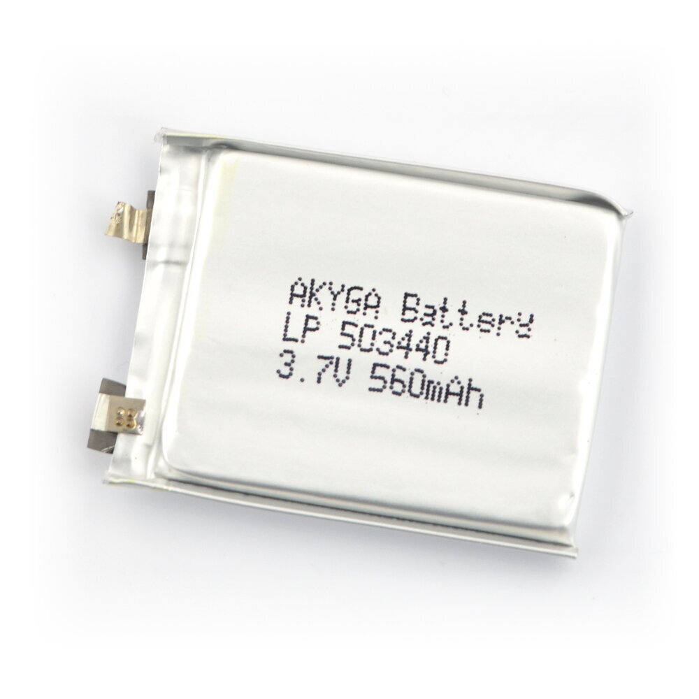 Akyga Li-Pol 560mAh 1S 3.7V hind ja info | Akud | kaup24.ee