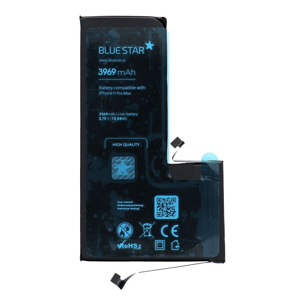 Blue Star HQ Iphone 11 PRO MAX, 3969 mAh hind ja info | Mobiiltelefonide akud | kaup24.ee