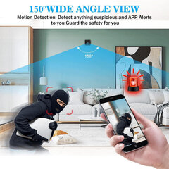 Мини-шпионская камера 4k HD Wi-Fi цена и информация | Камеры видеонаблюдения | kaup24.ee