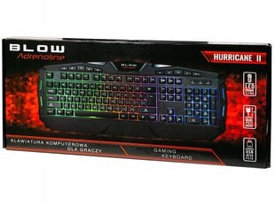 Blow Hurricane 2 цена и информация | Клавиатура с игровой мышью 3GO COMBODRILEW2 USB ES | kaup24.ee