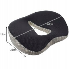 Ортопедическая подушка для сидения, 46 х 36 х 11 см. цена и информация | Подушки | kaup24.ee