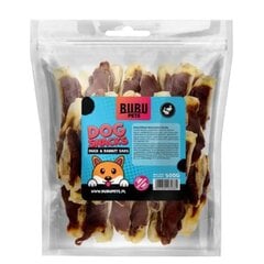 Bubu Pets Rabbit Ear Pardijänese kõrvad pardilihaga, 500g цена и информация | Лакомства для собак | kaup24.ee