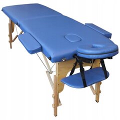 Складной массажный стол Atlas Sport, 211x60 см, синий цена и информация | Аксессуары для массажа | kaup24.ee