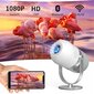 Zenwire Mini LED 360 Overhead Android 9 WiFi H6, Valge hind ja info | Projektorid | kaup24.ee