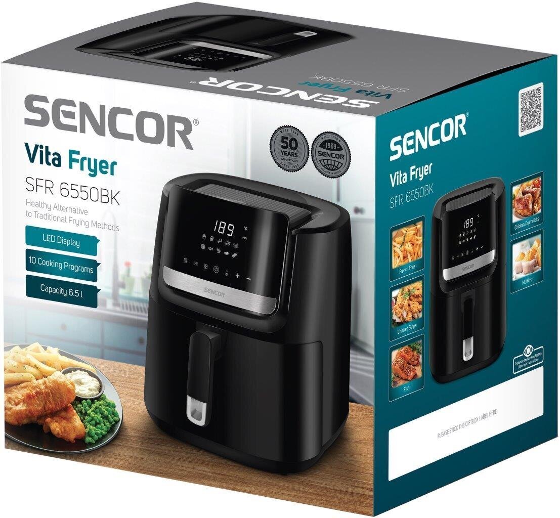 Sencor SFR 6550BK hind ja info | Fritüürid, kuumaõhufritüürid | kaup24.ee