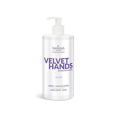 Kätekreem Farmona Velvet Hands, 500 ml hind ja info | Maniküüri ja pediküüri tarvikud | kaup24.ee