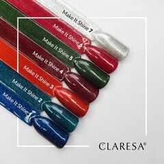 Стойкий гибридный гель лак для ногтей CLARESA Make It Shine! 7, 5 г цена и информация | Лаки для ногтей, укрепители для ногтей | kaup24.ee