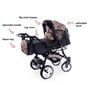 Universaalne jalutuskäru turvahälliga 3in1 Urbano Travel System цена и информация | Vankrid, jalutuskärud | kaup24.ee