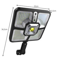 Солнечная LED лампа с датчиком движения Izoxis 22736 цена и информация | Уличное освещение | kaup24.ee