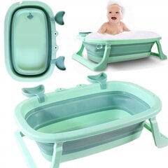 Складная детская ванночка, зеленая. цена и информация | Maudynių prekės | kaup24.ee