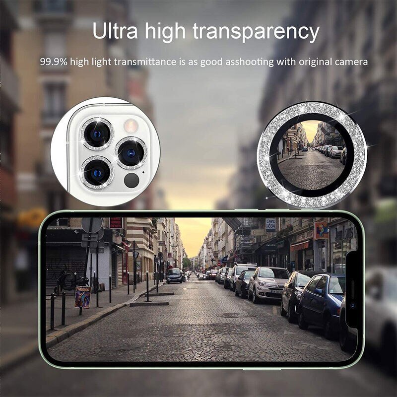 TopTel Camera Glass Hard Diamond hind ja info | Ekraani kaitsekiled | kaup24.ee