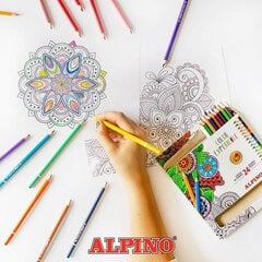 Värvipliiatsid Alpino Color Experience, 24 värvi hind ja info | Kunstitarbed, voolimise tarvikud | kaup24.ee