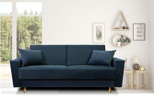 Диван-кровать Marta Fancy 79, синий цвет цена и информация | Диваны | kaup24.ee