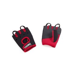 Перчатки тренировочные Toorx, чёрно-красные цена и информация | Перчатки для турника и фитнеса | kaup24.ee