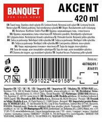 чашка 420 мл nbc цена и информация | Стаканы, фужеры, кувшины | kaup24.ee