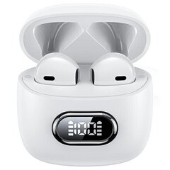 USAMS Słuchawki Bluetooth 5.3 TWS IA II series bezprzewodowe biały|white BHUIAII02 (USAMS-IAII15) цена и информация | Наушники | kaup24.ee