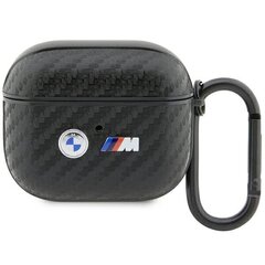 BMW BMA3WMPUCA2 AirPods 3 gen cover czarny|black Carbon Double Metal Logo цена и информация | Аксессуары для наушников | kaup24.ee